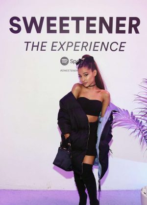 Ariana Grande - Spotify's 'Sweetener The Experience' pop-up! in NYC