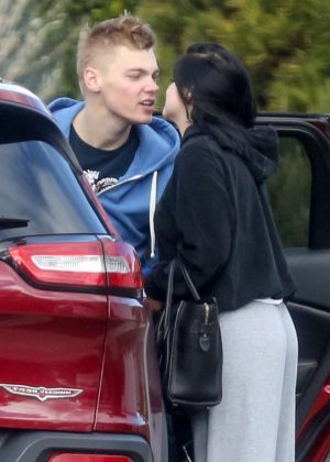 Ariel Winter and Levi Meaden at a Friends House in Studio City