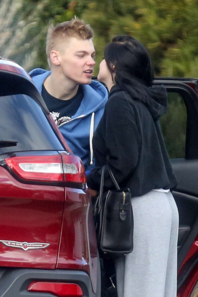 Ariel Winter and Levi Meaden at a Friends House in Studio City