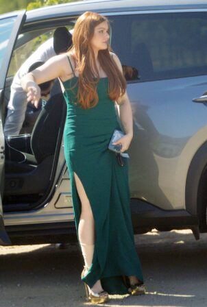 Ariel Winter - Arrives at Sarah Hyland's wedding at Sunstone Winery