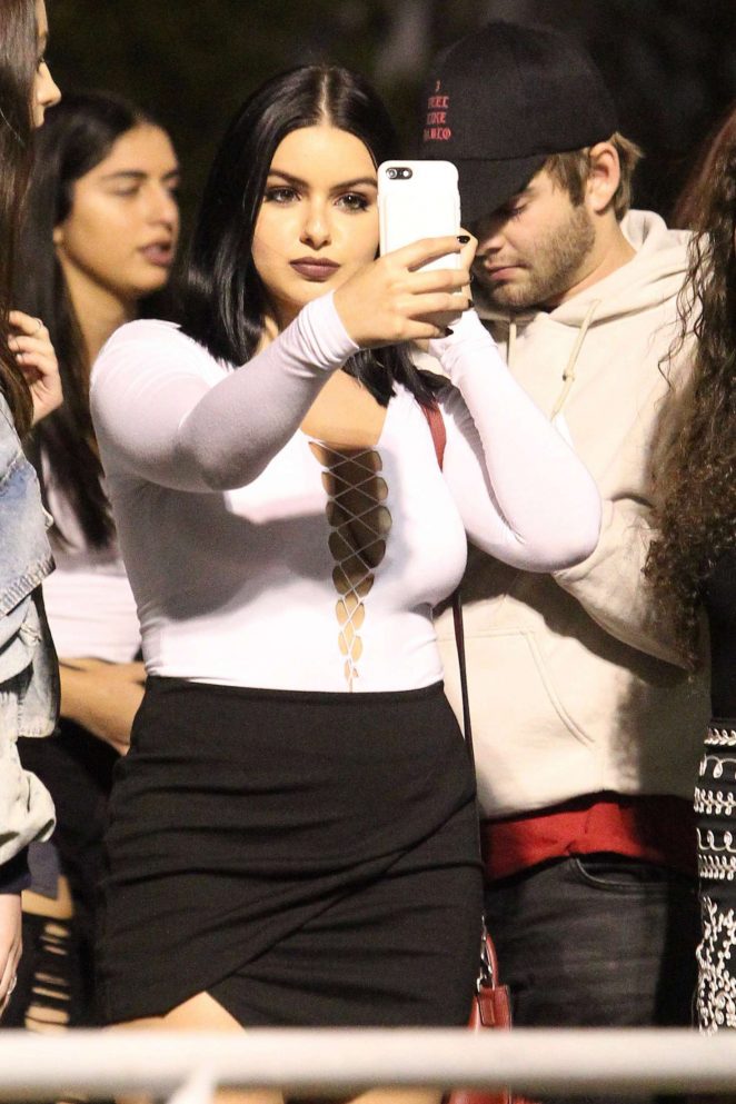 Ariel Winter at the Kanye West Concert in Inglewood