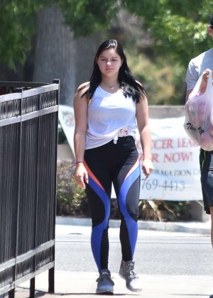 Ariel Winter in Spandex - Out and about in LA