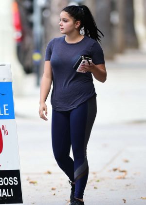 Ariel Winter - Leaves a workout in Los Angeles