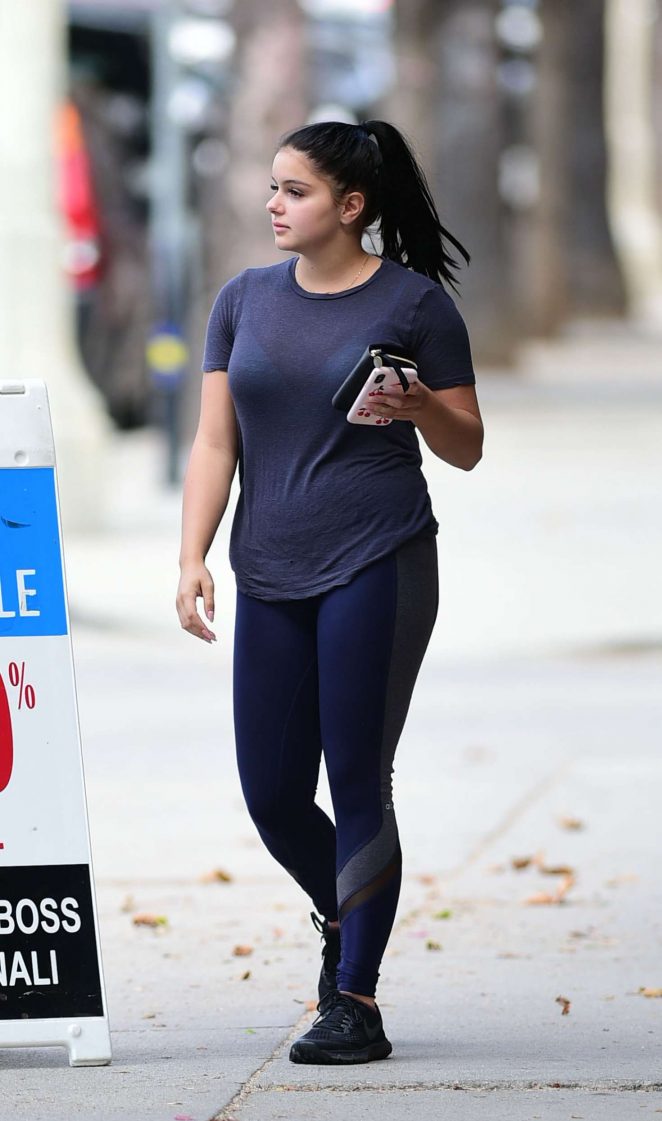 Ariel Winter - Leaves a workout in Los Angeles