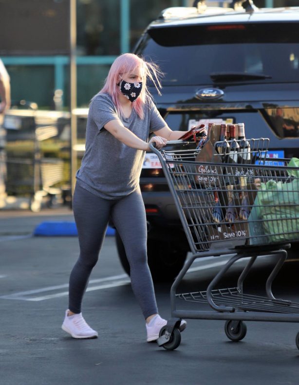 Ariel Winter - Seen out for grocery shopping in Los Angeles