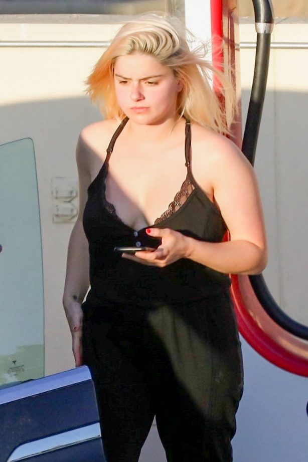 Ariel Winter - Spotted at a charging station in Burbank