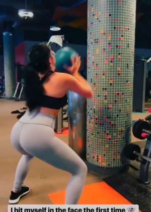 Ariel Winter Working Out at MackFit Gym in Los Angeles