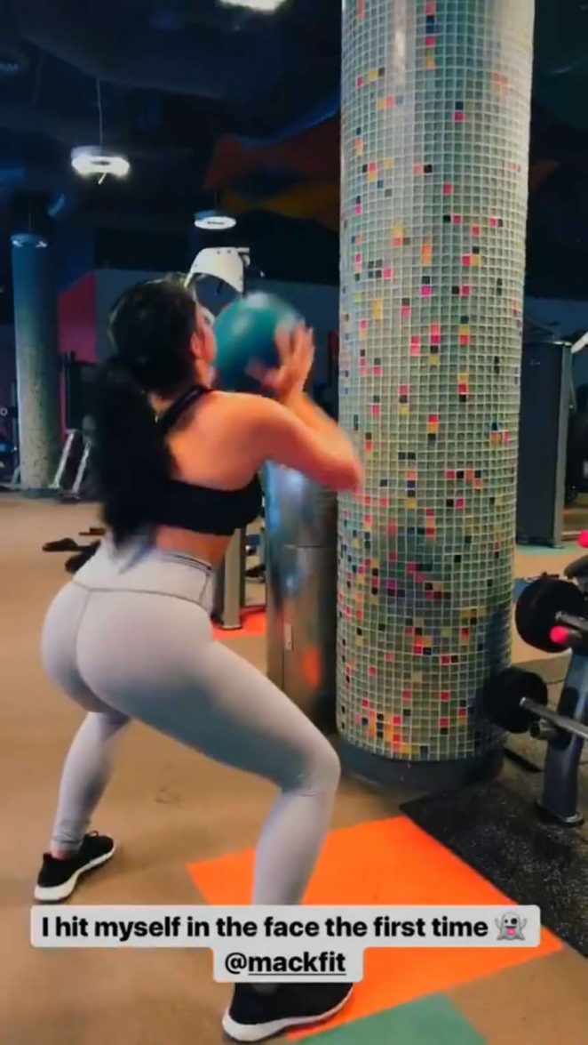 Ariel Winter Working Out at MackFit Gym in Los Angeles