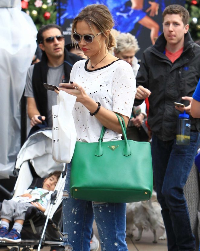 Arielle Kebbel - Shopping at The Grove in Los Angeles