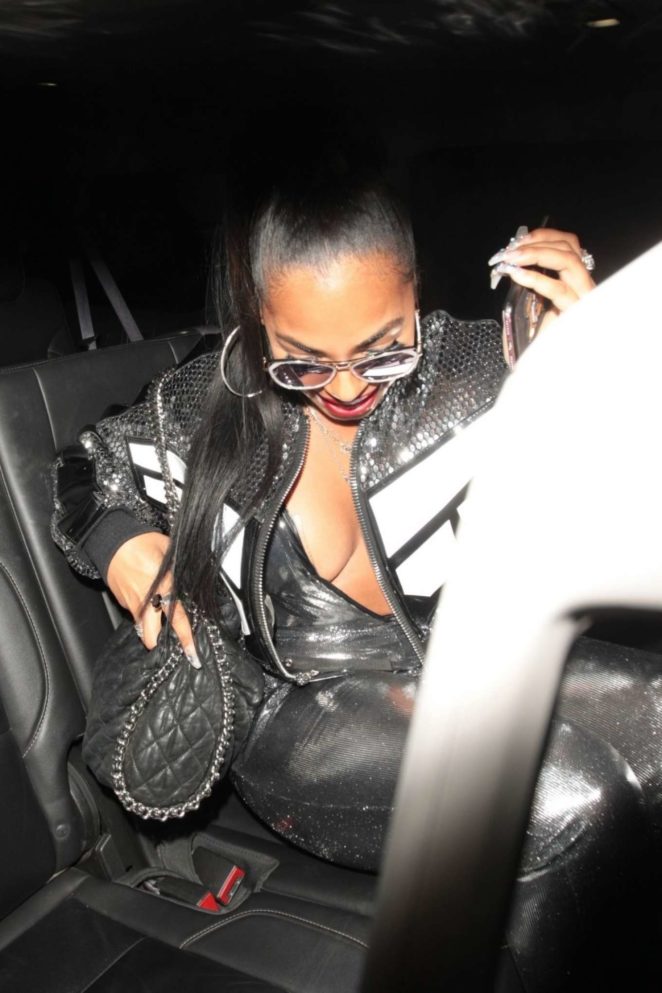 Ashanti - Arrives at Delilah in West Hollywood