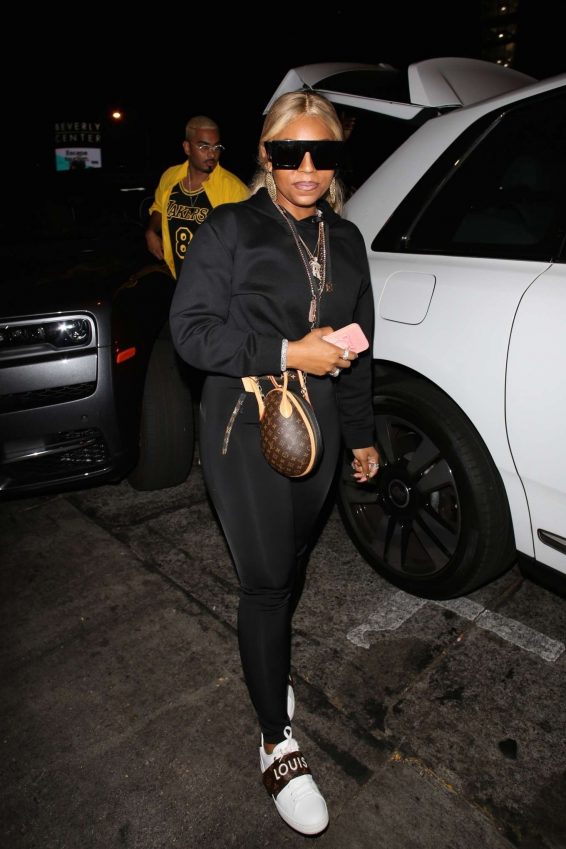 Ashanti - Arrives at the Peppermint Club in West Hollywood