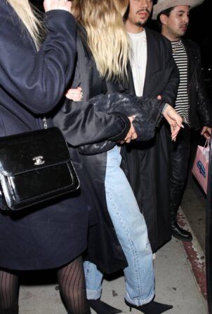 Ashlee Simpson - leaving Balthazar’s birthday party at The Nice Guy in West Hollywood