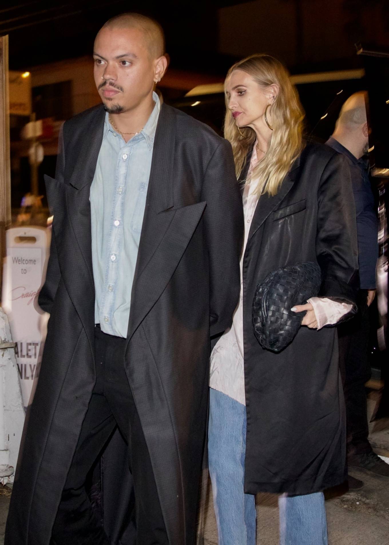 Ashlee Simpson - With Evan Ross head to dinner at Craig's in West Hollywood