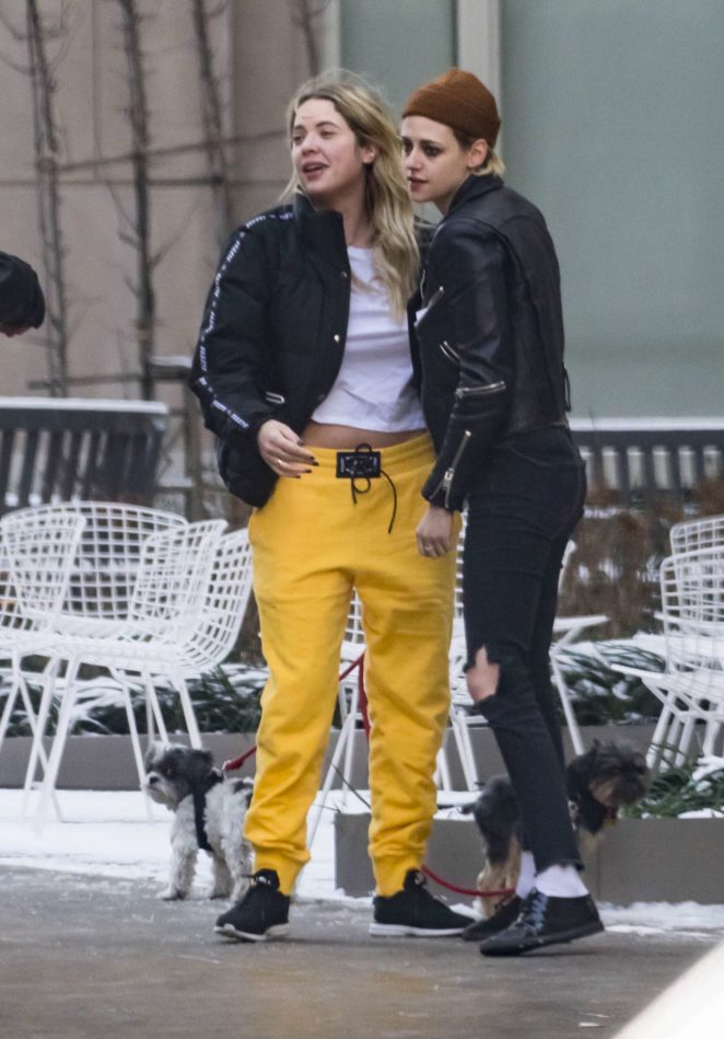 Ashley Benson and Kristen Stewart - Hang out together in NYC