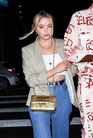 Ashley Benson - arrives at Carter Gregory's birthday party at 40 Love in West Hollywood