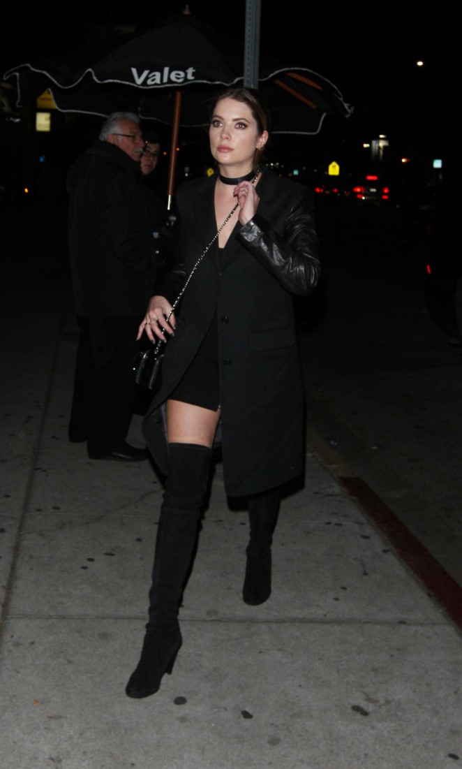 Ashley Benson Arrives at The Nice Guy in West Hollywood