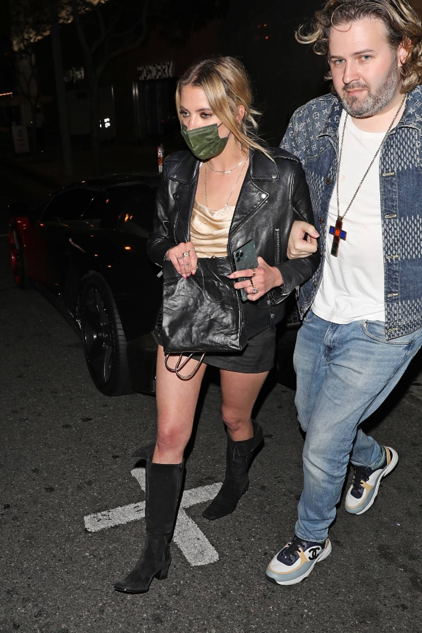 Ashley Benson - Arriving at re-opening of Bootsy Bellows night club in West Hollywood