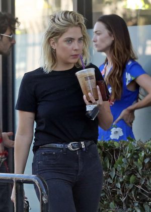 Ashley Benson at The Coffee Bean in West Hollywood