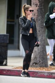 Ashley Benson - Finishes up a gym session in Studio City