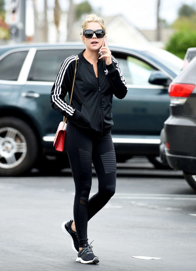 Ashley Benson in Spandex out in Los Angeles