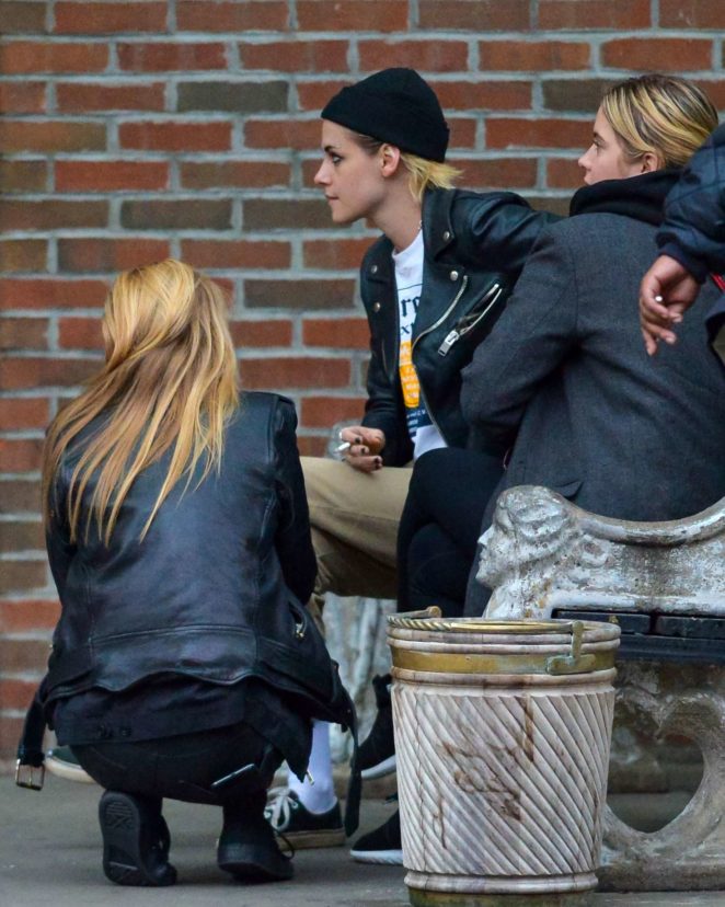 Ashley Benson, Kristen Stewart and Stella Maxwell out together in NYC