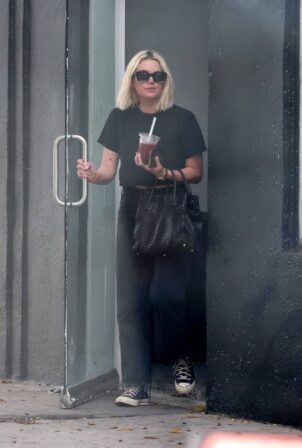 Ashley Benson - Seen after a pampering session in Beverly Hills