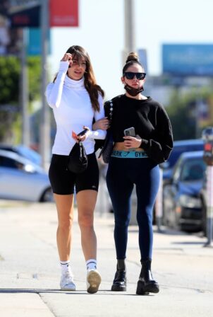 Ashley Benson - Seen after morning pilates session in West Hollywood
