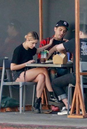 Ashley Benson - Seen at Mustard Seed Cafe in Los Angeles