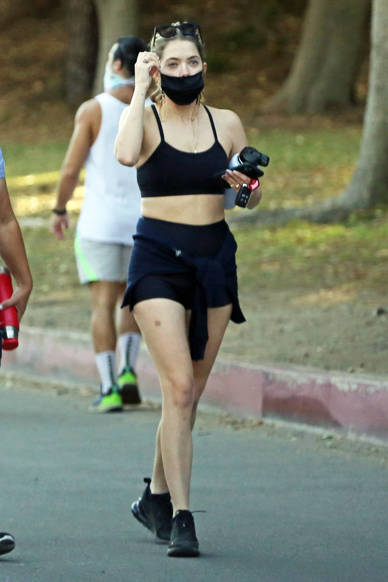 Ashley Benson - Seen while out for a hike with a friend in Los Angeles