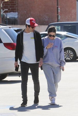 Ashley Benson - With Brandon Davis seen while shopping in Beverly Hills