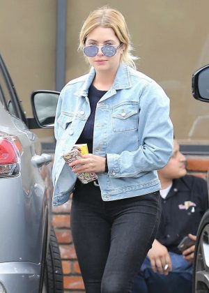 Ashley Benson with friends out in Hollywood