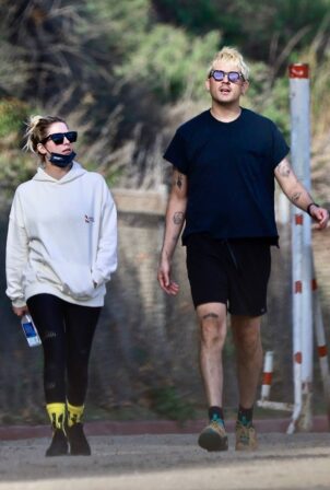 Ashley Benson - With G-Eazy seen hiking together at Griffith Park in Los Feliz