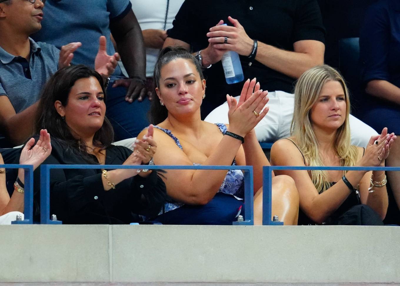 Ashley Graham - attends on Day 1 of the US Open 2022