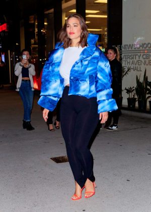 Ashley Graham - Leaving The New School in NYC