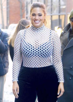 Ashley Graham - Leaving the TV show 'The View' in New York