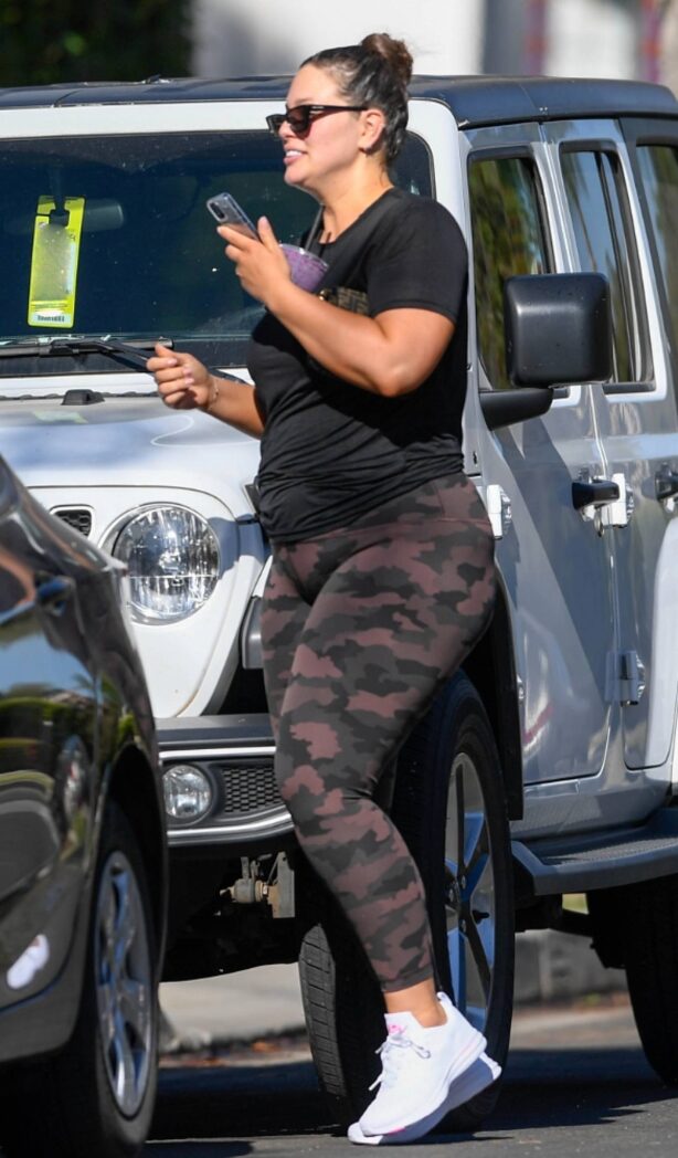 Ashley Graham - Seen after a workout in Los Angeles