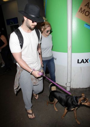 Ashley Greene at LAX airport in Los Angeles