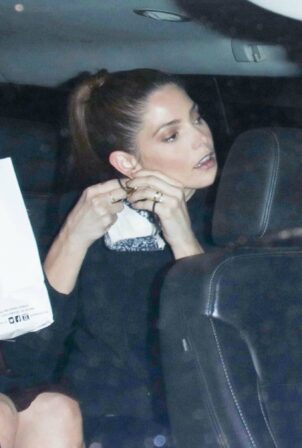 Ashley Greene - Is all smiles at Craig's in West Hollywood