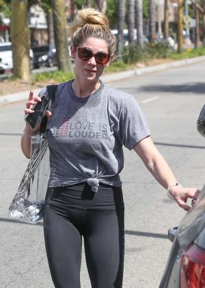 Ashley Greene - Leaving the gym in Studio City