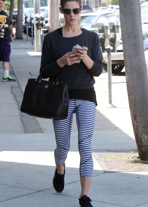 Ashley Greene - Leaving the gym in West Hollywood