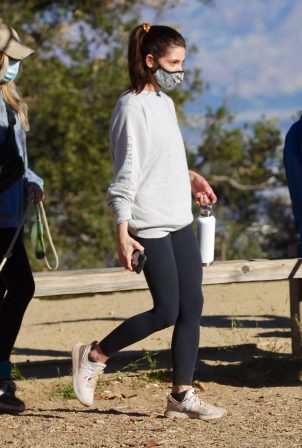 Ashley Greene - Out for a hike with friends in Los Angeles