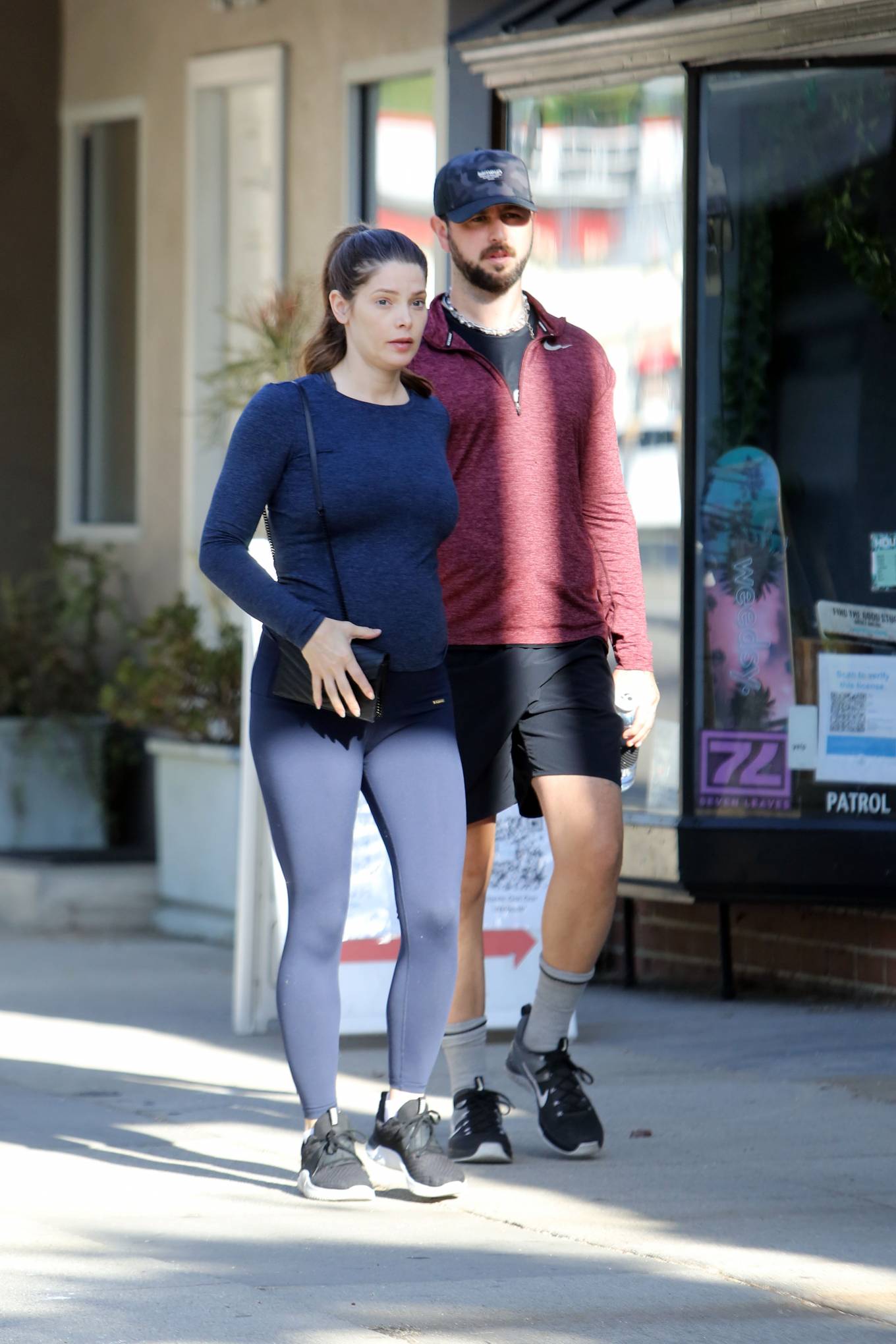 Ashley Greene - Seen with her husband in Los Angeles
