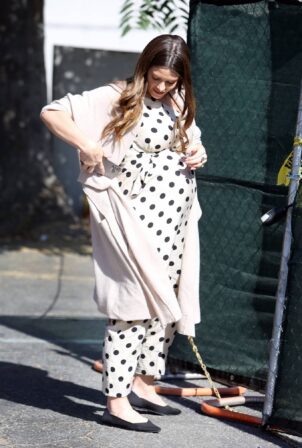 Ashley Greene - Wears polka dots while out in Sherman Oaks
