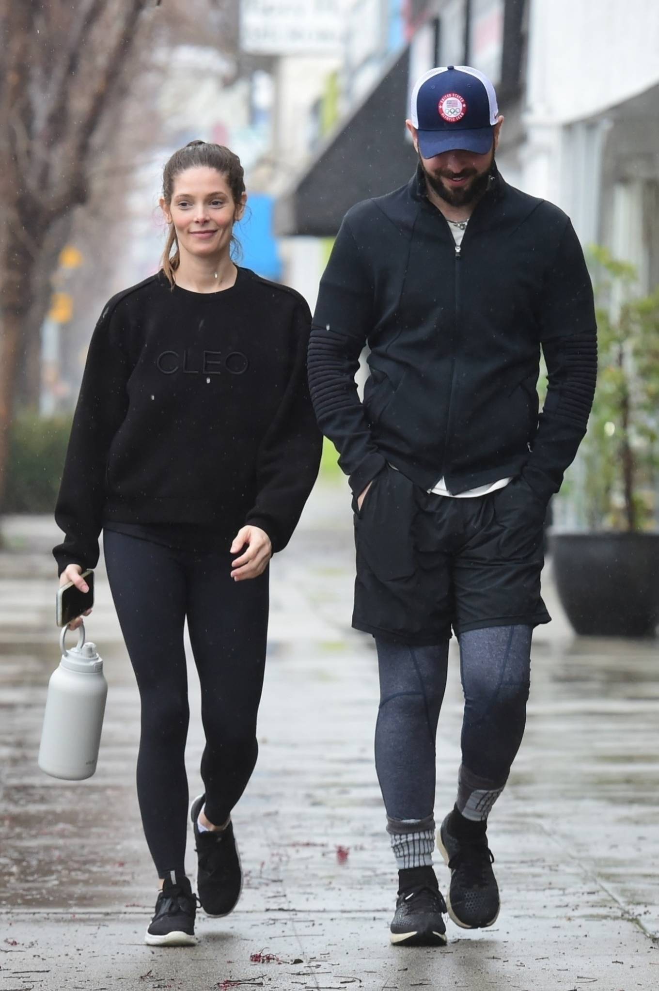 Ashley Greene 2023 : Ashley Greene – With Paul Khoury out for a workout together in Studio City-02