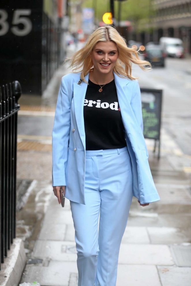 Ashley James out in London