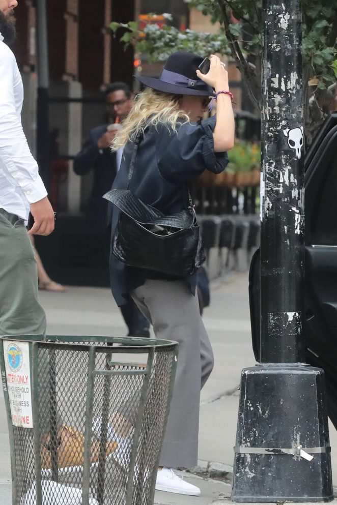 Ashley Olsen out in New York City