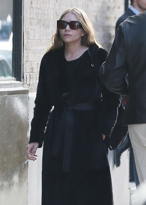 Ashley Olsen out in New York