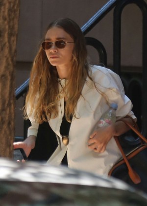 Ashley Olsen out in the West Village