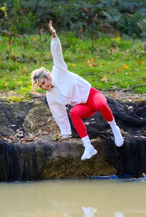 Ashley Roberts - Assault course for Global's Make Some Noise in London