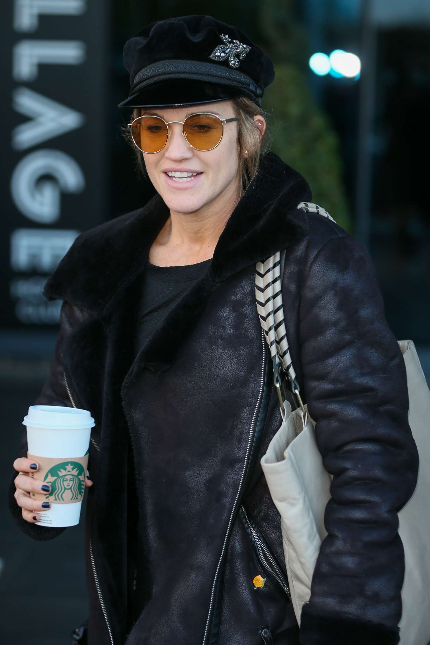 Ashley Roberts - Leaving Hotel for Live Halloween Show in London